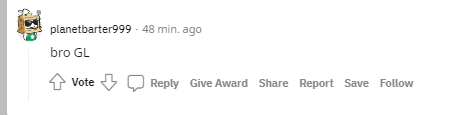 GL Comment Example